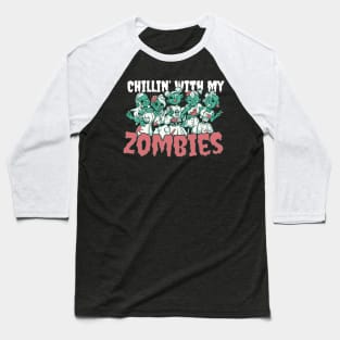 Zombie Squad Goals Baseball T-Shirt